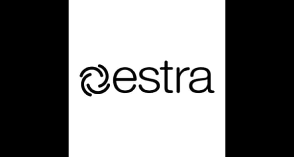 Logo di Estra, azienda leader nel settore energetico, presente come partner di Nana Bianca.