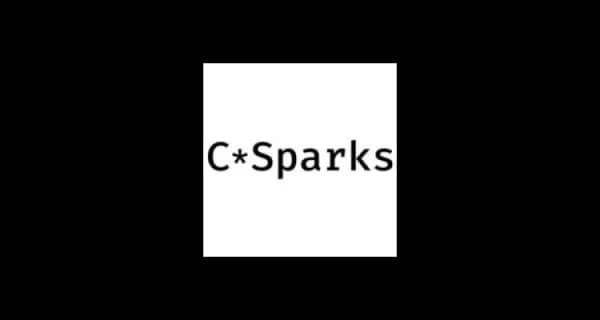 Logo di C-Sparks, partner di Nana Bianca nel campo dell'innovazione tecnologica.